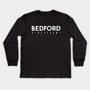 Bedford Stuyvesant Kids Long Sleeve T-Shirt